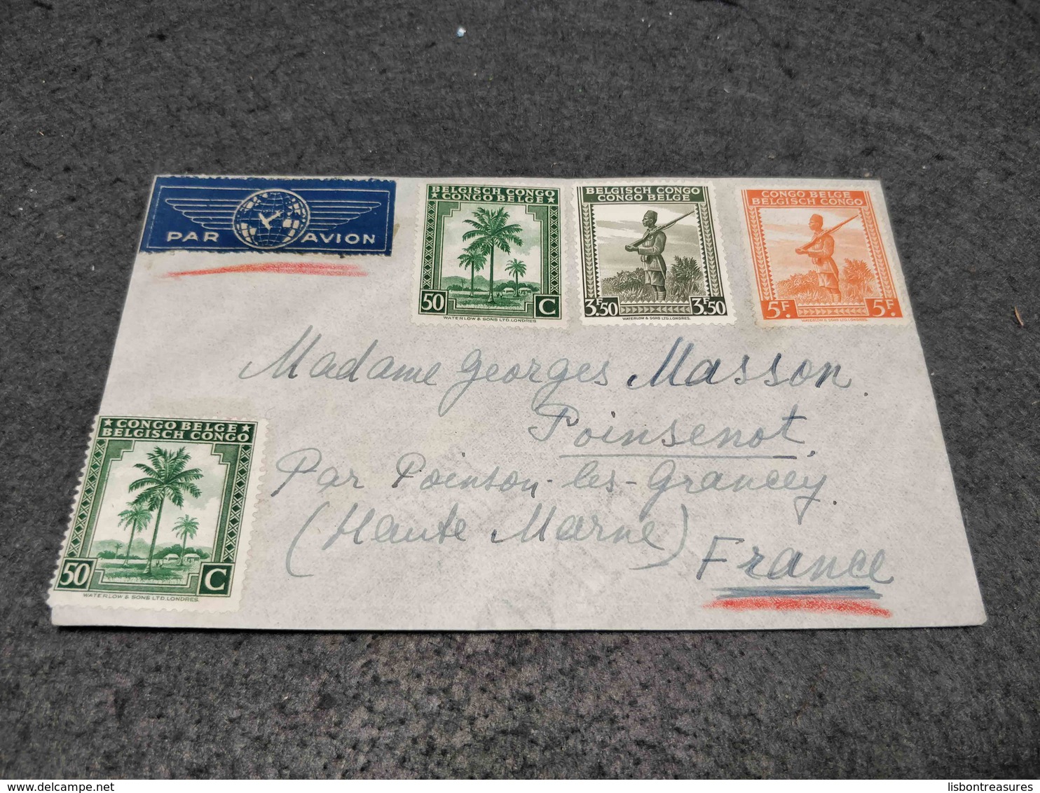 CONGO BELGE COVER STAMPED BUT NOT CIRCULATED CLEAN - Sonstige & Ohne Zuordnung