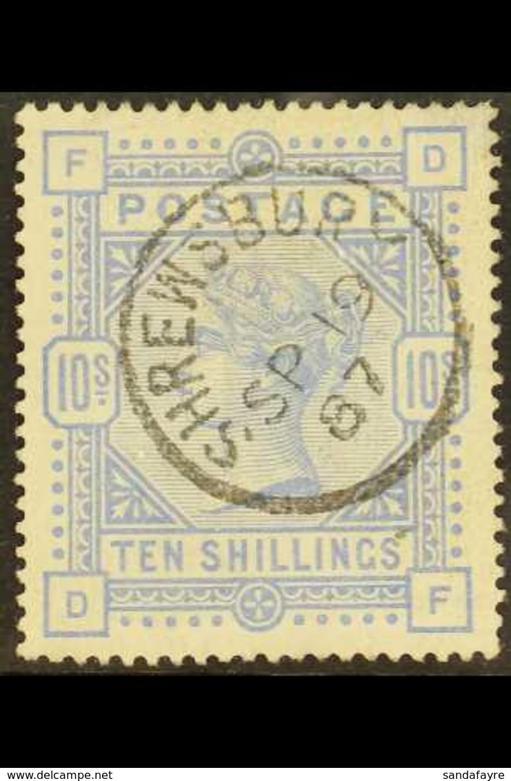 1883 - 4 10s Cobalt, On White Paper, SG 182, Fine Used. Small Thin Area To Top Right Corner Perfs Otherwise Well Centred - Altri & Non Classificati