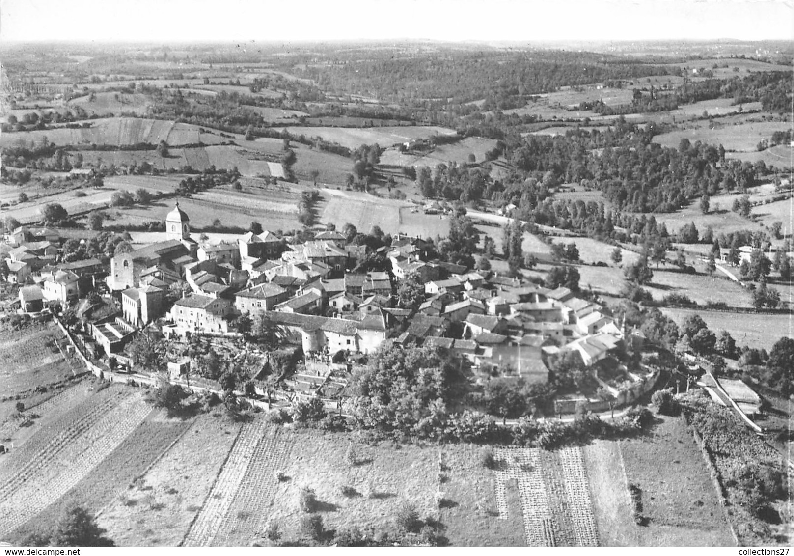 01-PEROUGES- CITE VUE GENERALE AERIENNE - Pérouges