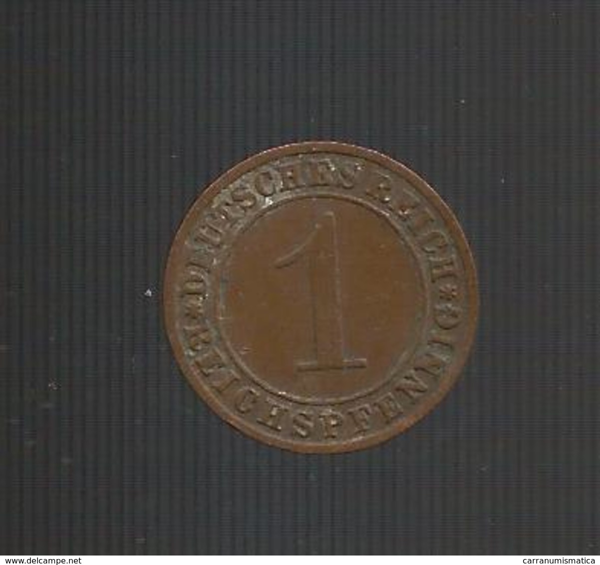 DEUTSCHLAND / GERMANY - Weimarer Republik - 1 REICHSPFENNIG ( 1928 F ) - 1 Renten- & 1 Reichspfennig