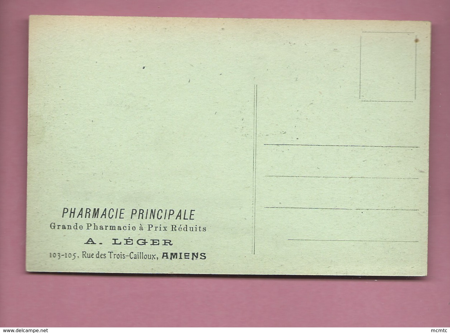 CPA  - Rosières Après La Grande Guerre - La Place Et L'église-  (pub Pharmacie , Amiens ) - Rosieres En Santerre