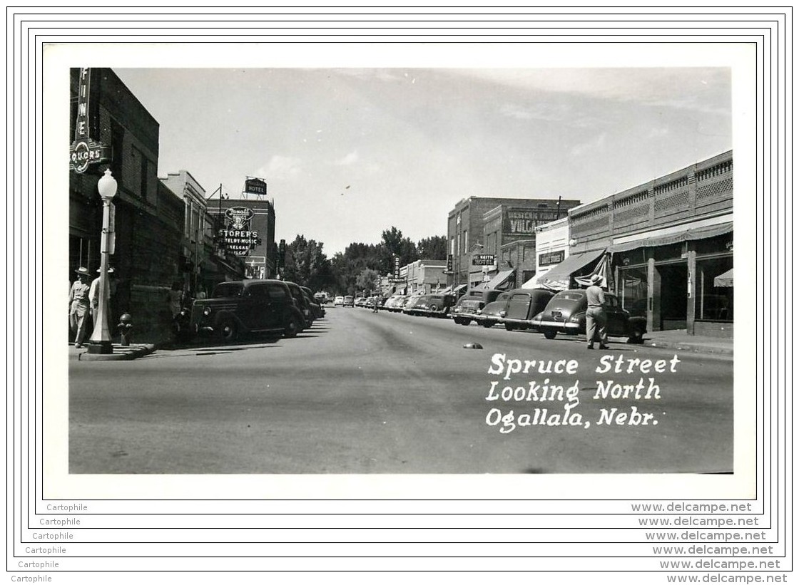 US - Ogallala NE - Spruce Street Looking North - Andere & Zonder Classificatie