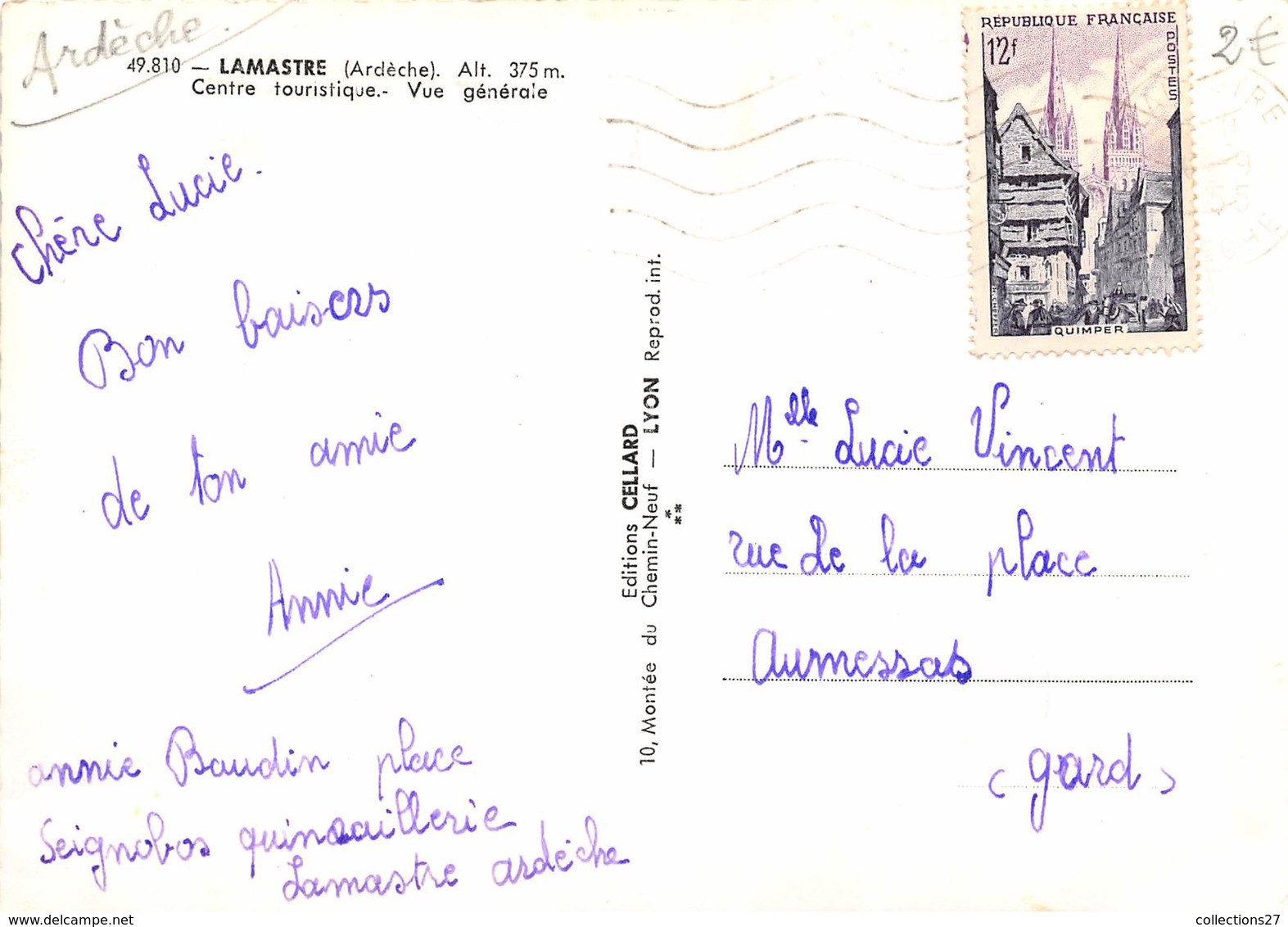07-LAMASTRE- VUE GENERALE - Lamastre