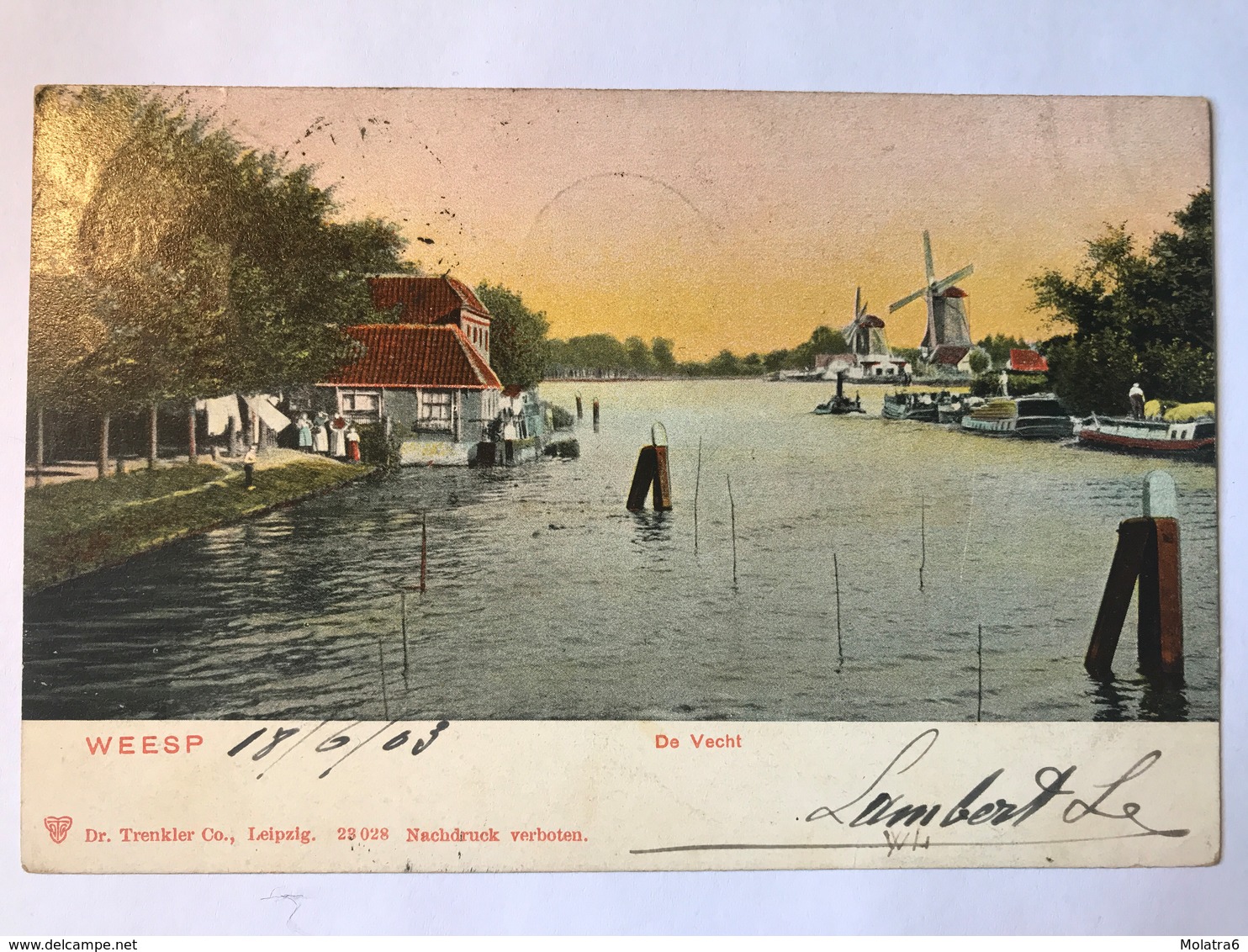 #155 - Weesp, De Vecht 1903 (NH) - Weesp