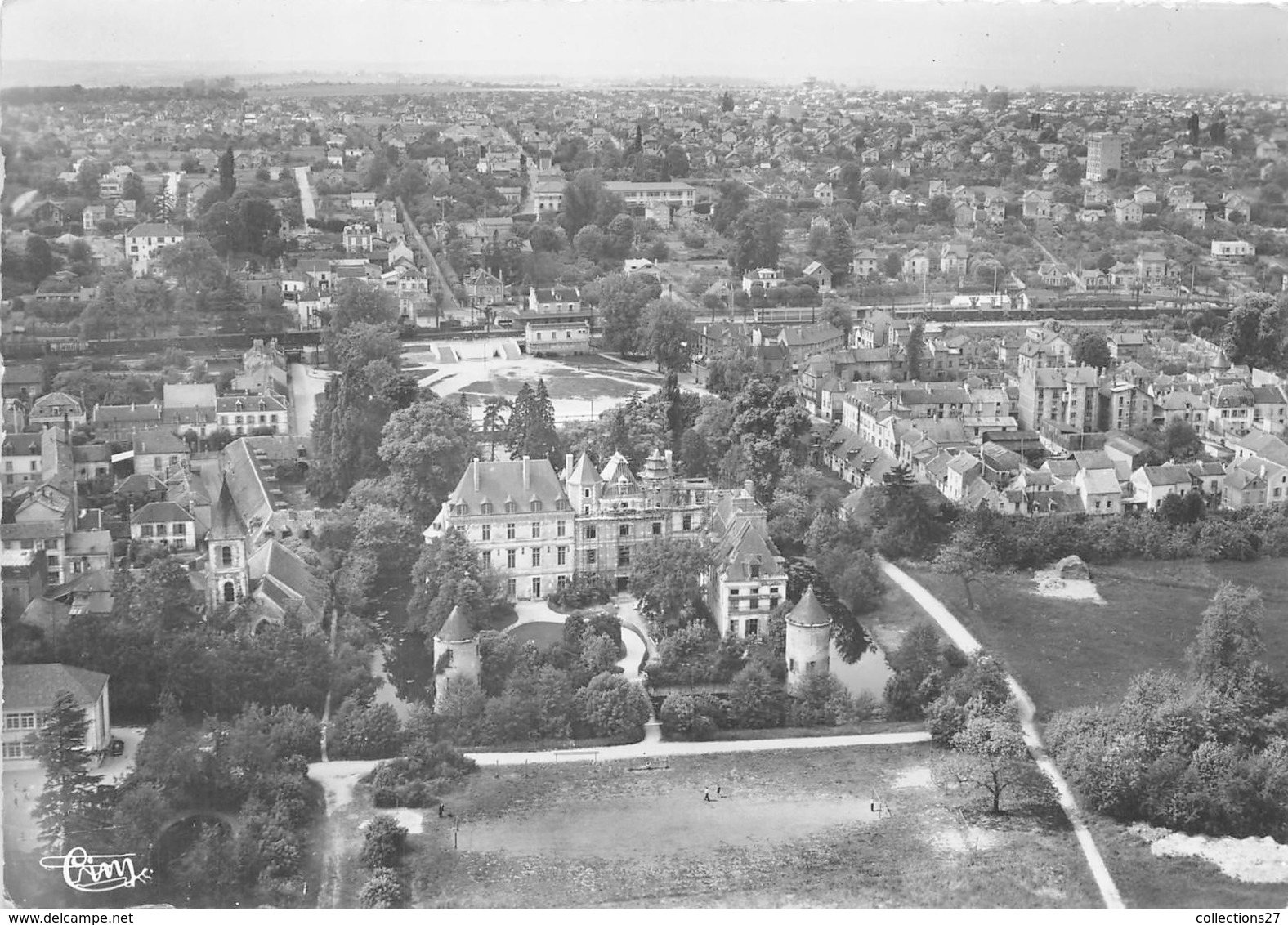 91-SAVIGNY-SUR-ORGE- VUE AERIENNE LE CHATEAU - Savigny Sur Orge