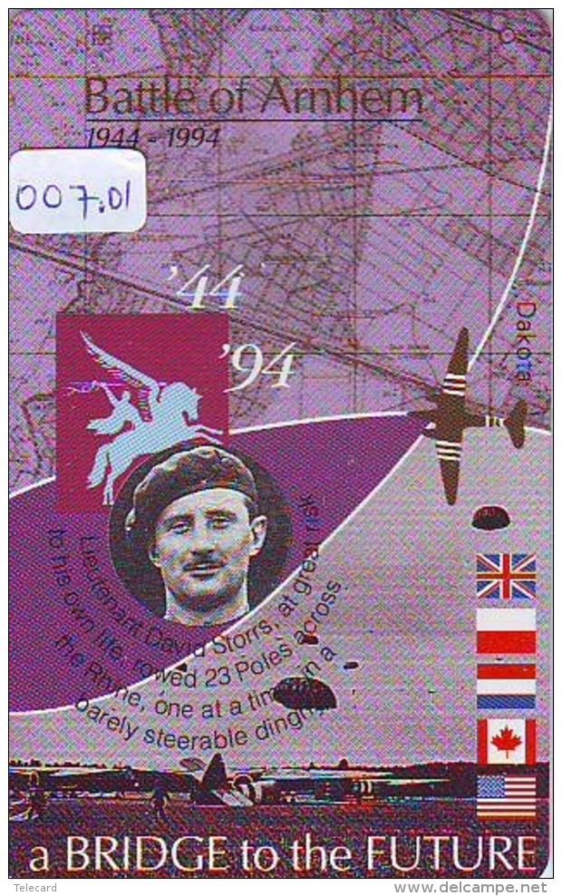 NEDERLAND CHIP TELEFOONKAART CRE 007 Set 1-4 * Battle Of Arnhem Serie * Telecarte A PUCE PAYS-BAS * ONGEBRUIKT * MINT - Armee