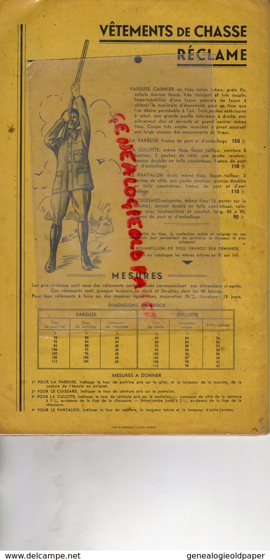 42- ST SAINT ETIENNE-PARIS-LYON-BEAU CATALOGUE VERNEY CARRON- CHASSE PECHE CYCLE VELO- COUTEAUX-COUTEAU-FUSIL-PISTOLET - Chasse/Pêche