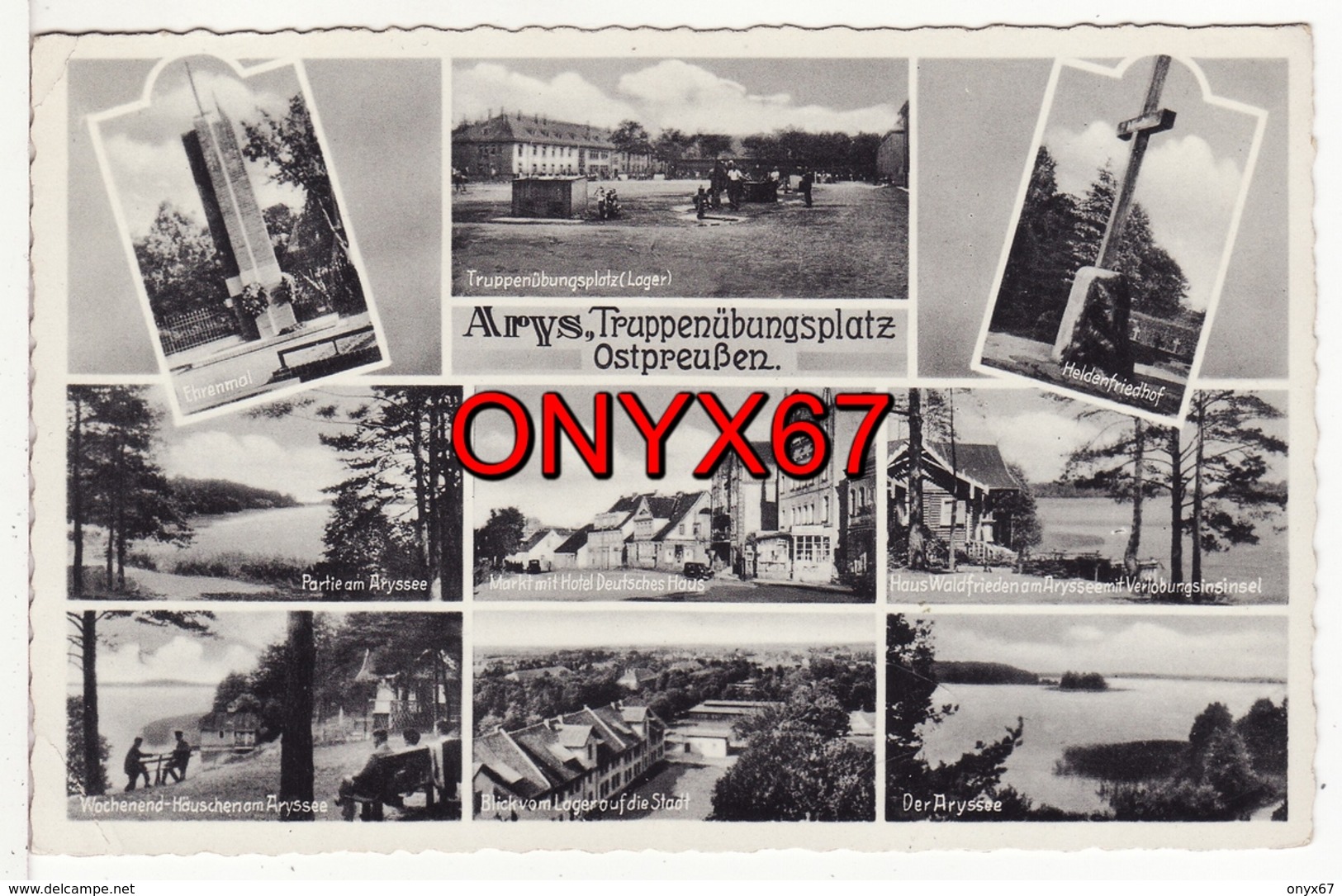 Carte Postale Photo ARYS (Kazakhstan-Russie-Ostpreussen) Truppenübungsplatz - Kazakhstan