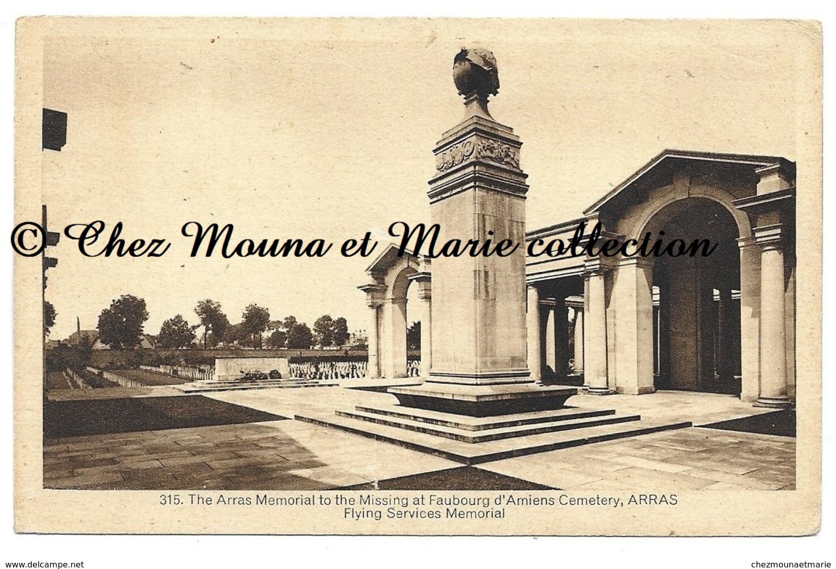 ARRAS MEMORIAL TO THE MISSING - MONUMENT AUX MORTS - CPA MILITAIRE - War Memorials