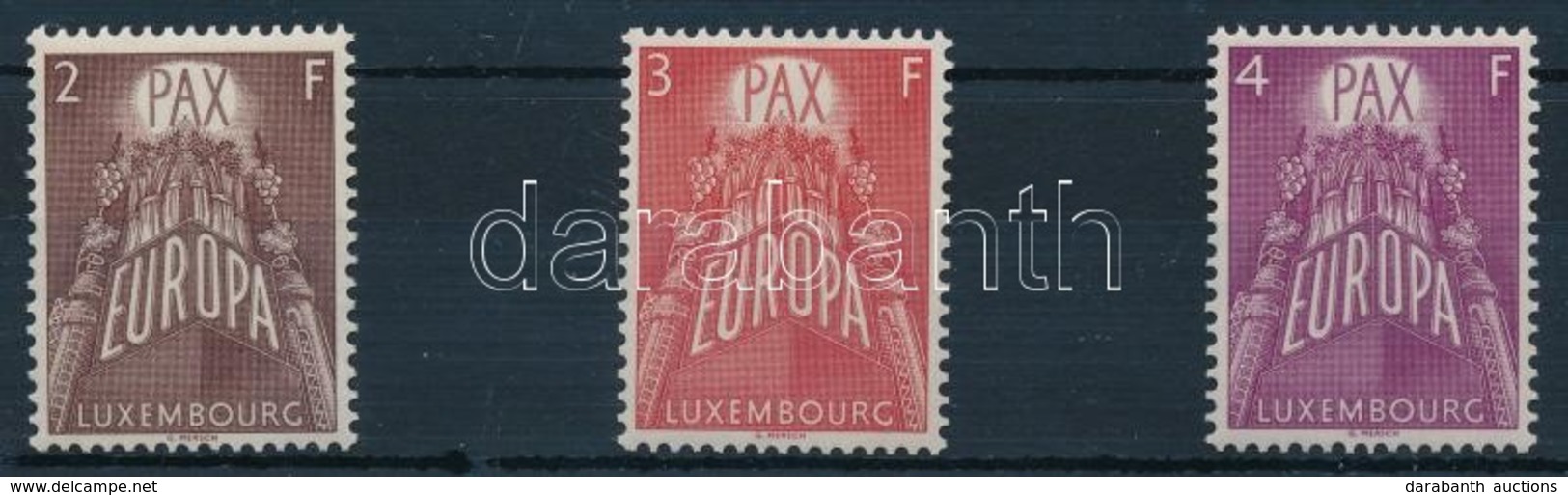 ** 1957 Europa CEPT Sor Mi 572-574 - Sonstige & Ohne Zuordnung