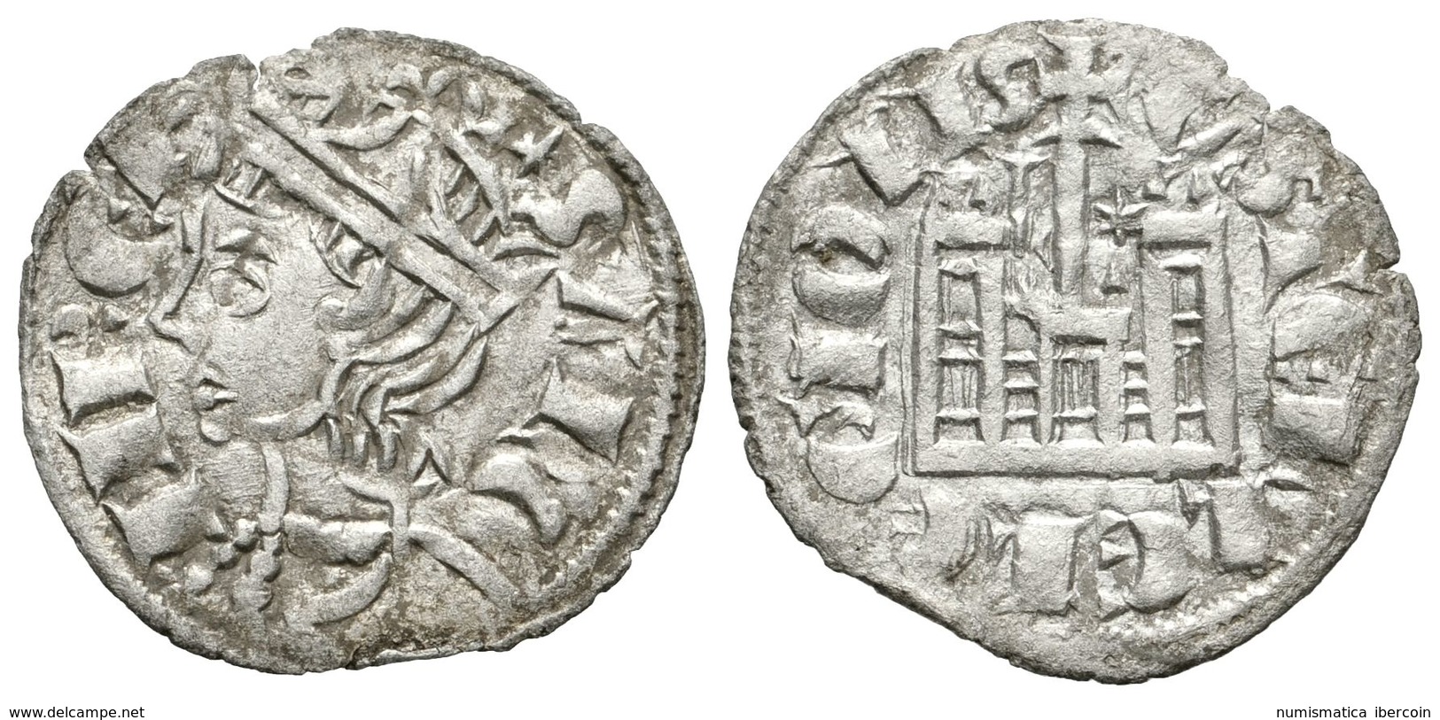 415 SANCHO IV. Cornado. (1284-1295). León. AB 299. Ve. 0,78g. MBC+. - Sonstige & Ohne Zuordnung