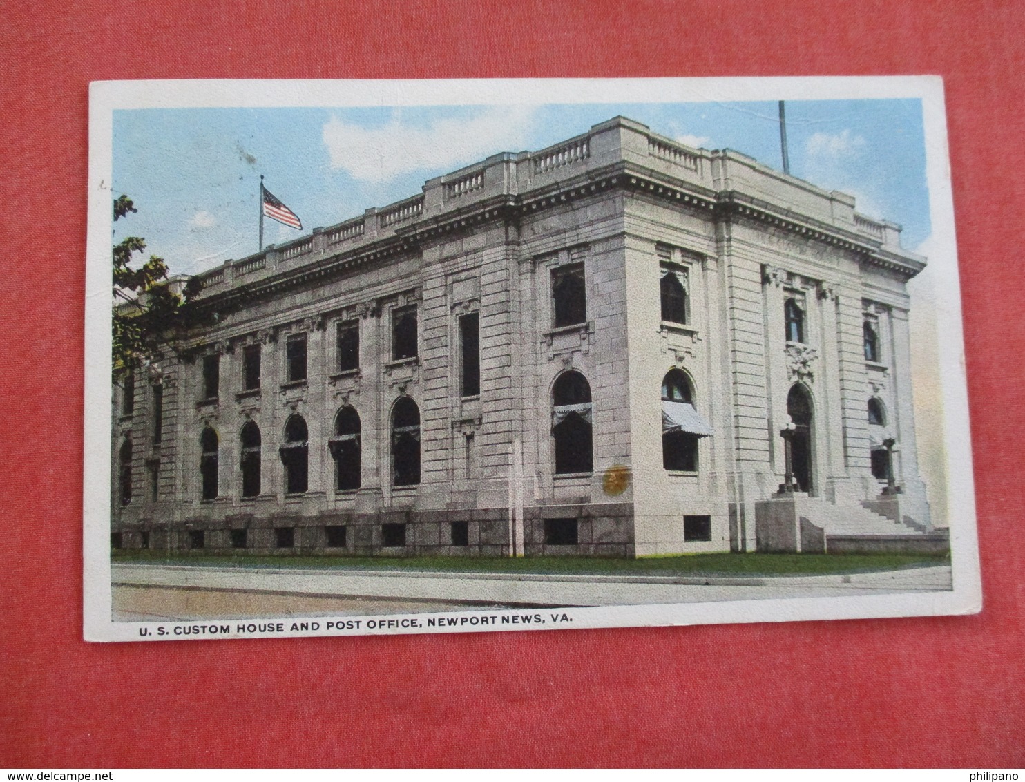 US Custom House & Post Office    Newport News- Virginia >  Ref 2990 - Newport News