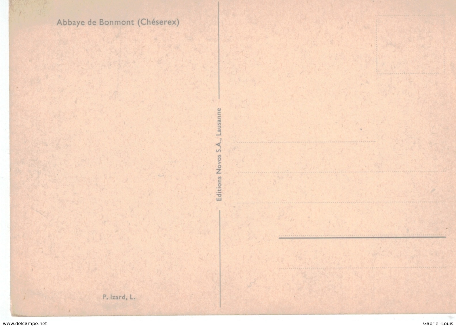 Abbaye De Bonmont ( Carte 15 X 10 Cm) Non écrite - Wettin