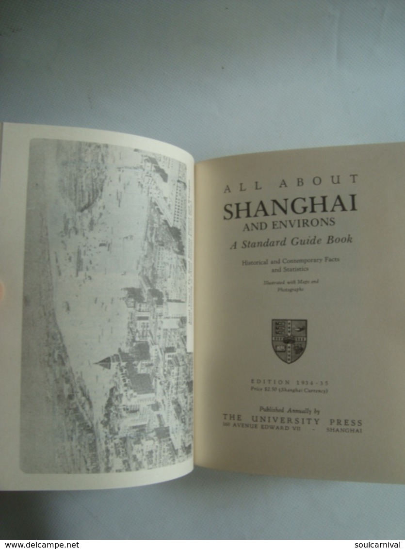 ALL ABOUT SHANGHAI. A STANDARD GUIDEBOOK - CHINA, OXFORD UNIVERSITY PRESS, 1986. H. J. LETHBRIDGE. - Asien