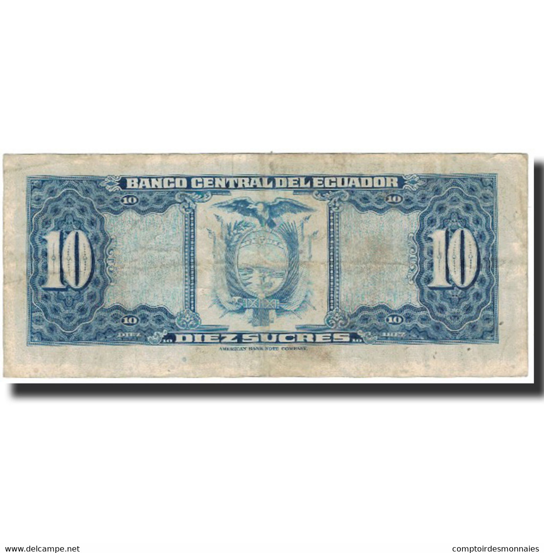 Billet, Équateur, 10 Sucres, 1975-04-14, KM:109, TB - Equateur