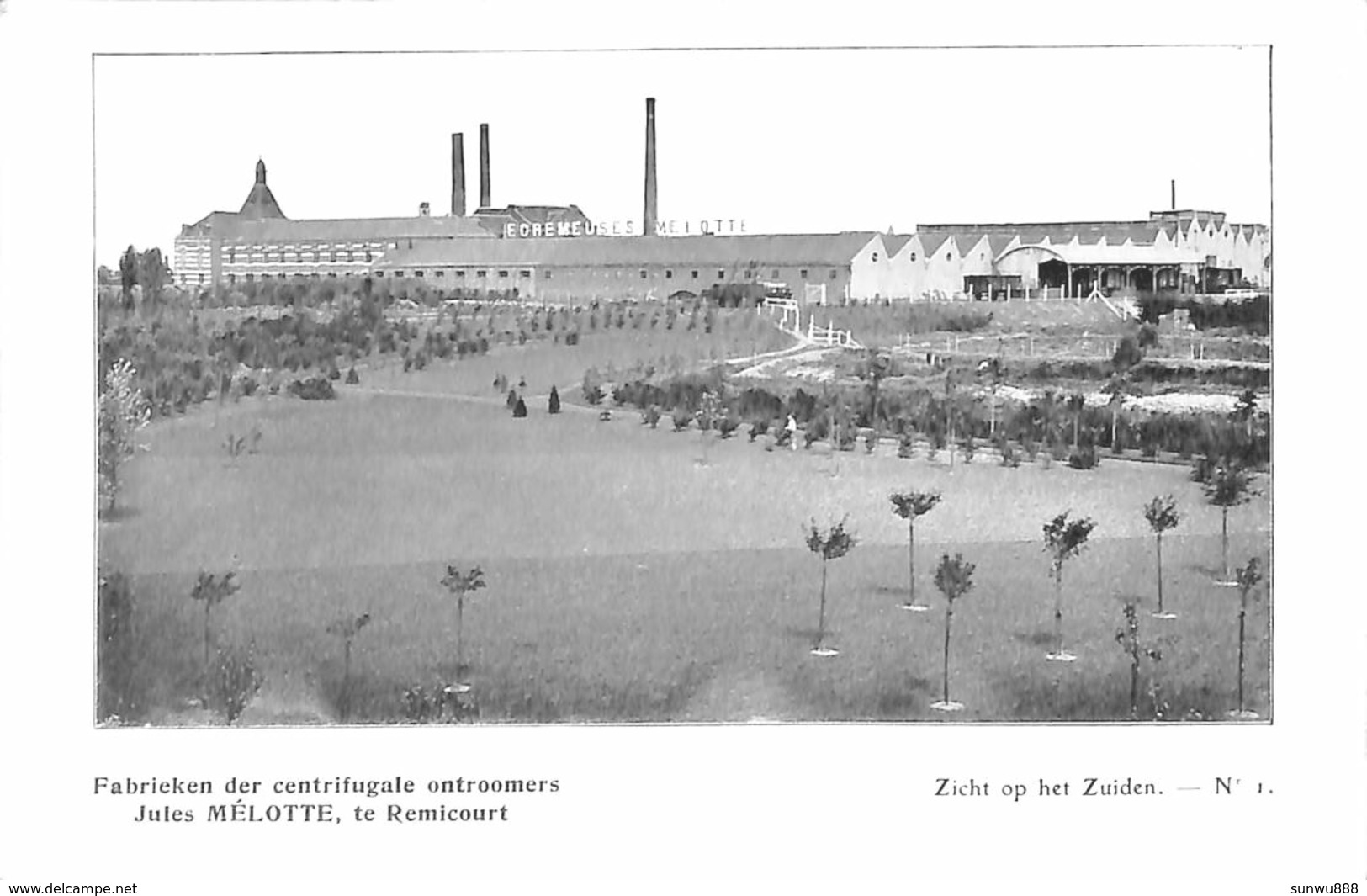 Remicourt - Lot 9 cartes les Usines Fabrieken Jules Mélotte (top animation, voir zie scans)