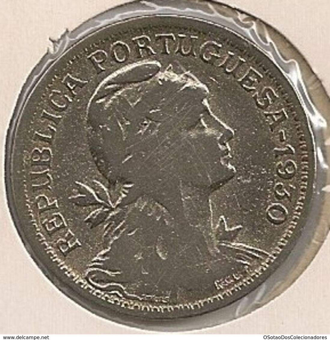 Moeda Cabo Verde Portugal - Coin Cabo Verde - 50 Centavos 1930 - MBC - Kaapverdische Eilanden