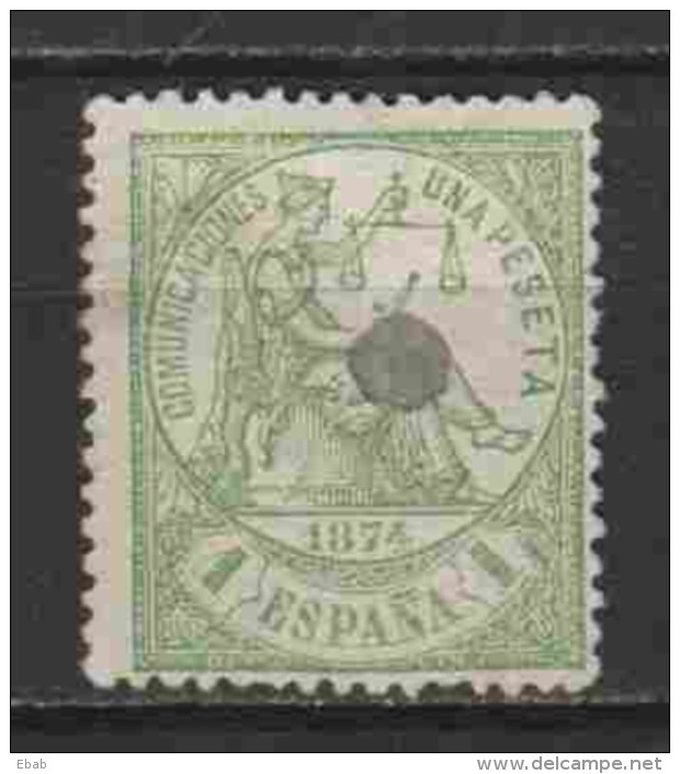 Spain 1874 Mi 142 Canceled (1) - Gebruikt