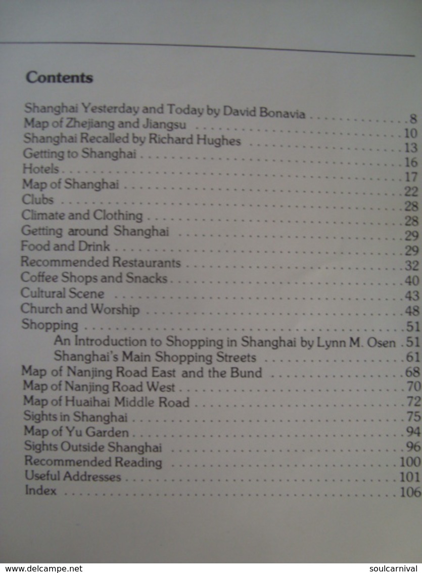 A GUIDE TO SHANGHAI. NEW REVISED EDITION - CHINA GUIDE SERIES, 1984. - Asien