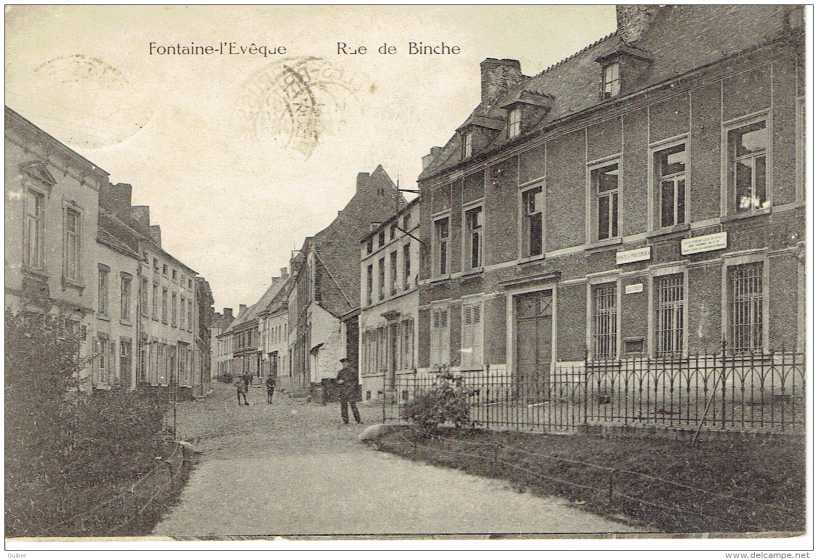 Fontaine L'eveque Rue De Binche Bureau Des Postes - Fontaine-l'Eveque