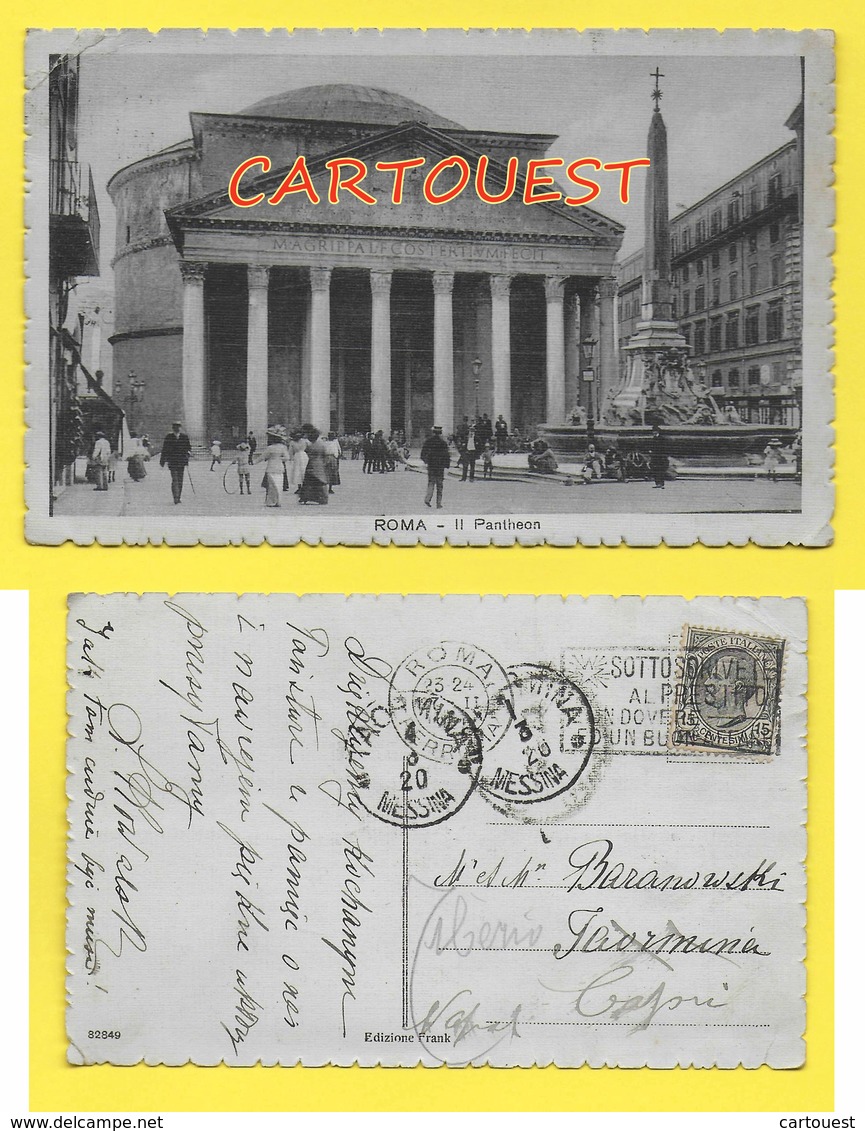 CPA ROMA Panthéon II 1920 - Pantheon