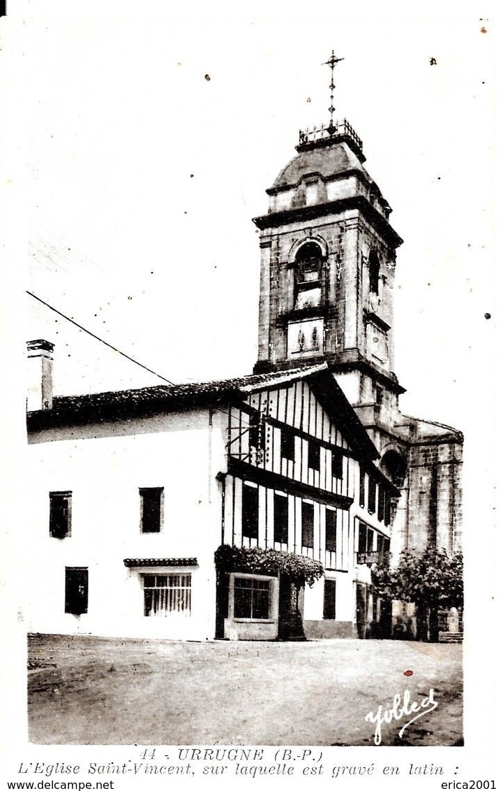 Urrugne. L'église Saint Vincent à Urrugne. - Urrugne