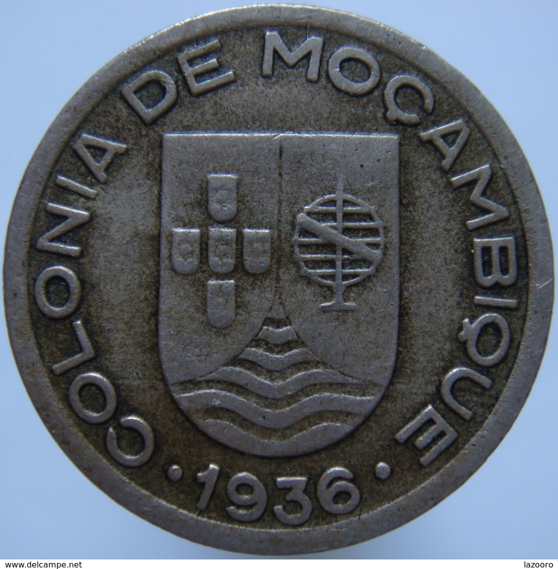 LaZooRo: Mozambique 50 Centavos 1936 VF / XF - Mozambique