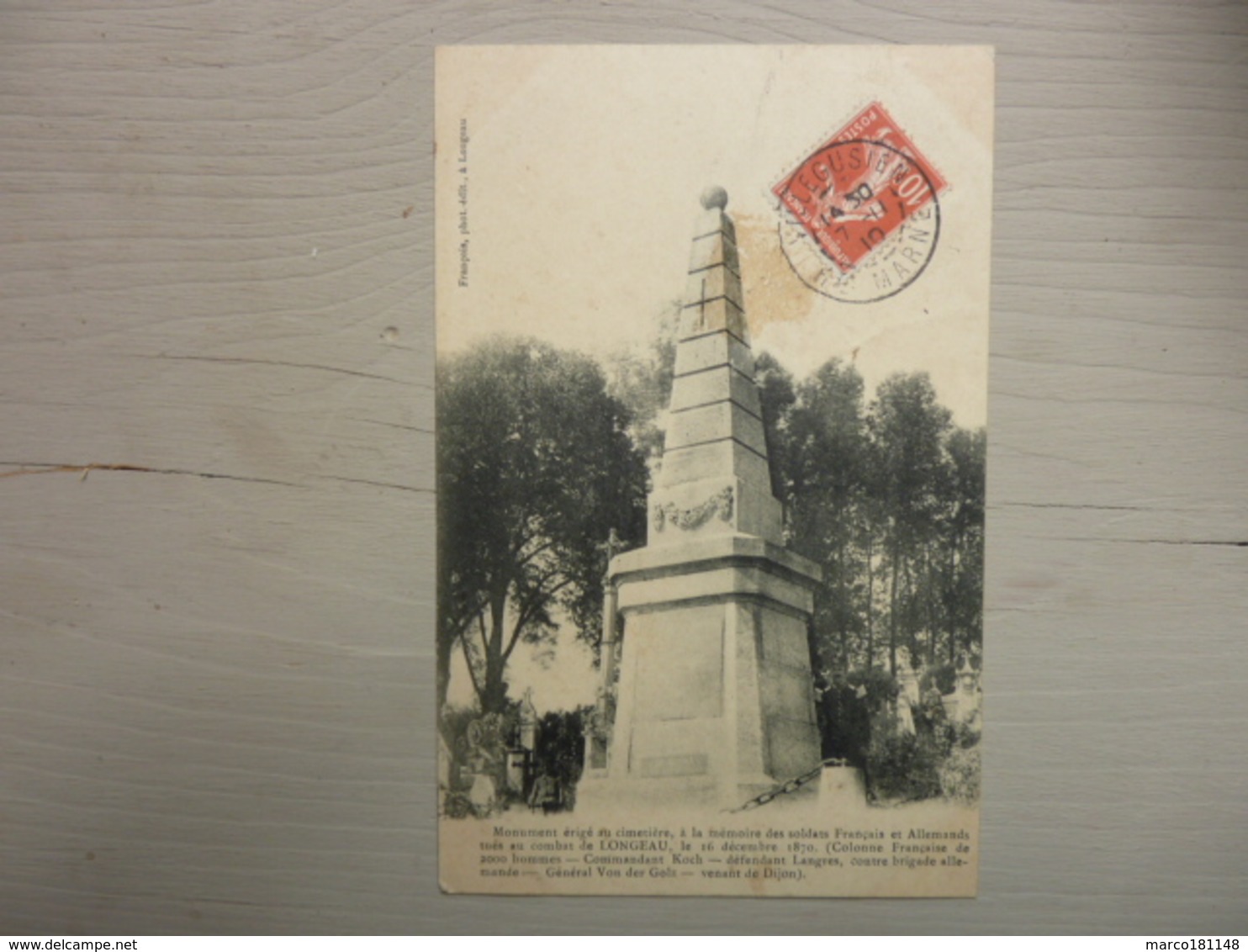 Monument à La Mémoire Des Solats Tués Au Combat De LONGEAU - Le Vallinot Longeau Percey