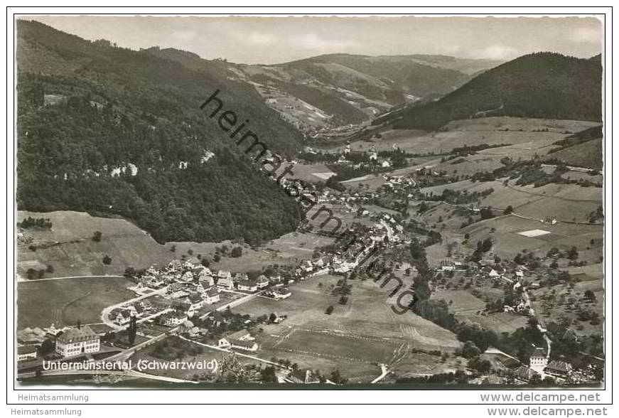 Untermünstertal - Foto-AK - Münstertal