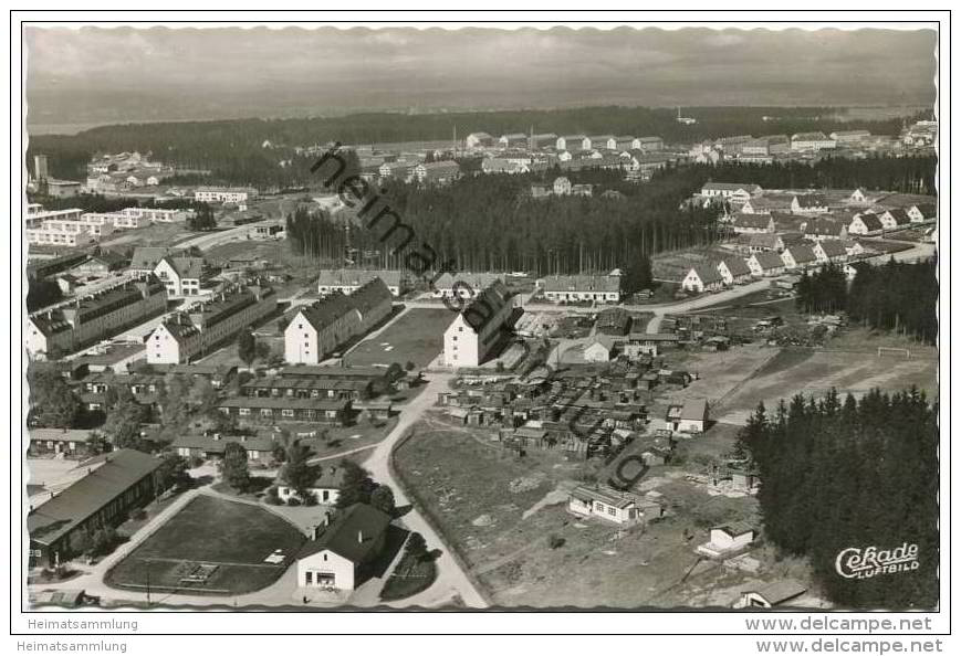 Kaufbeuren-Neugablonz - Luftbild - Foto-AK 1954 - Kaufbeuren