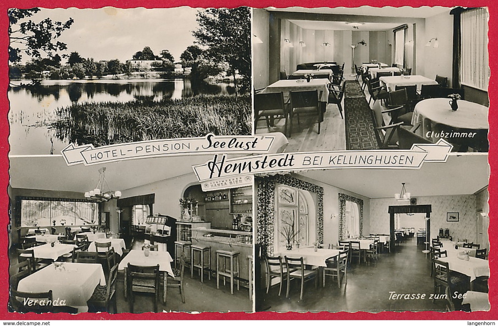 AK Hennstedt Bei Kellinghusen 'Hotel' ~ Um 1960 - Kellinghusen