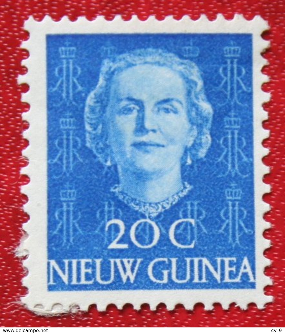 20 Ct Koningin Juliana En Face NVPH 11 1950 MH / Ongebruikt NIEUW GUINEA NIEDERLANDISCH NEUGUINEA NETHERLANDS NEW GUINEA - Nueva Guinea Holandesa