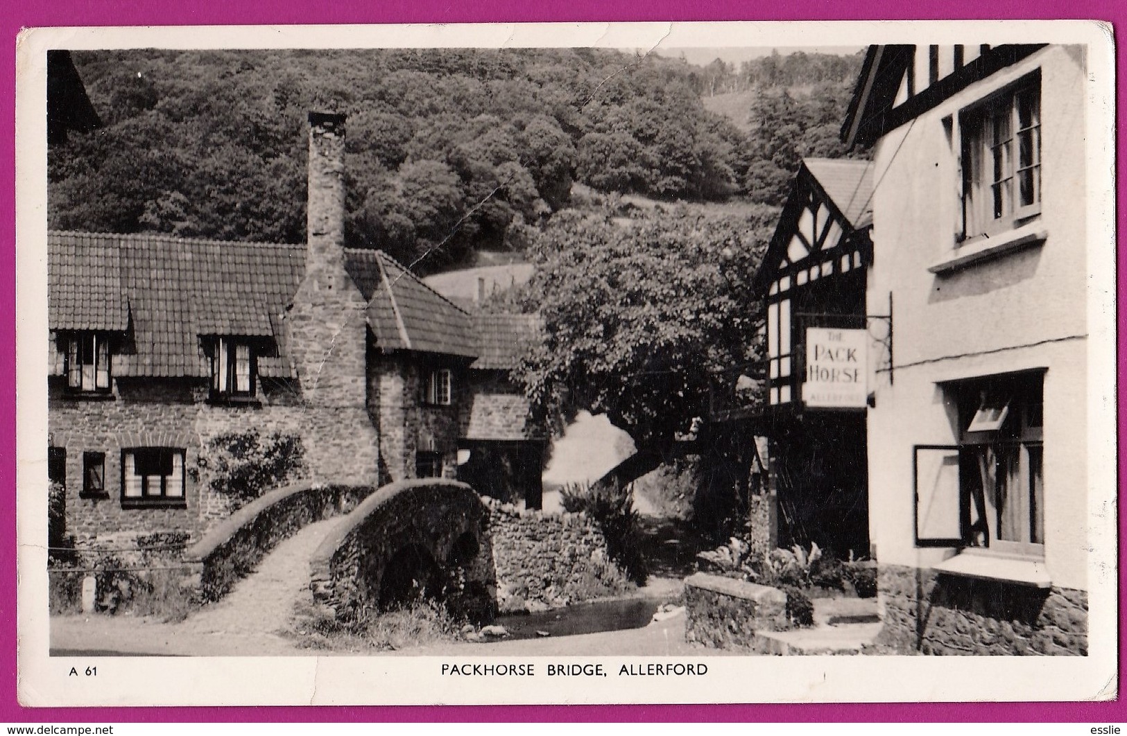 Europe United Kingdom England Somerset Allerford Packhorse Bridge - Minehead