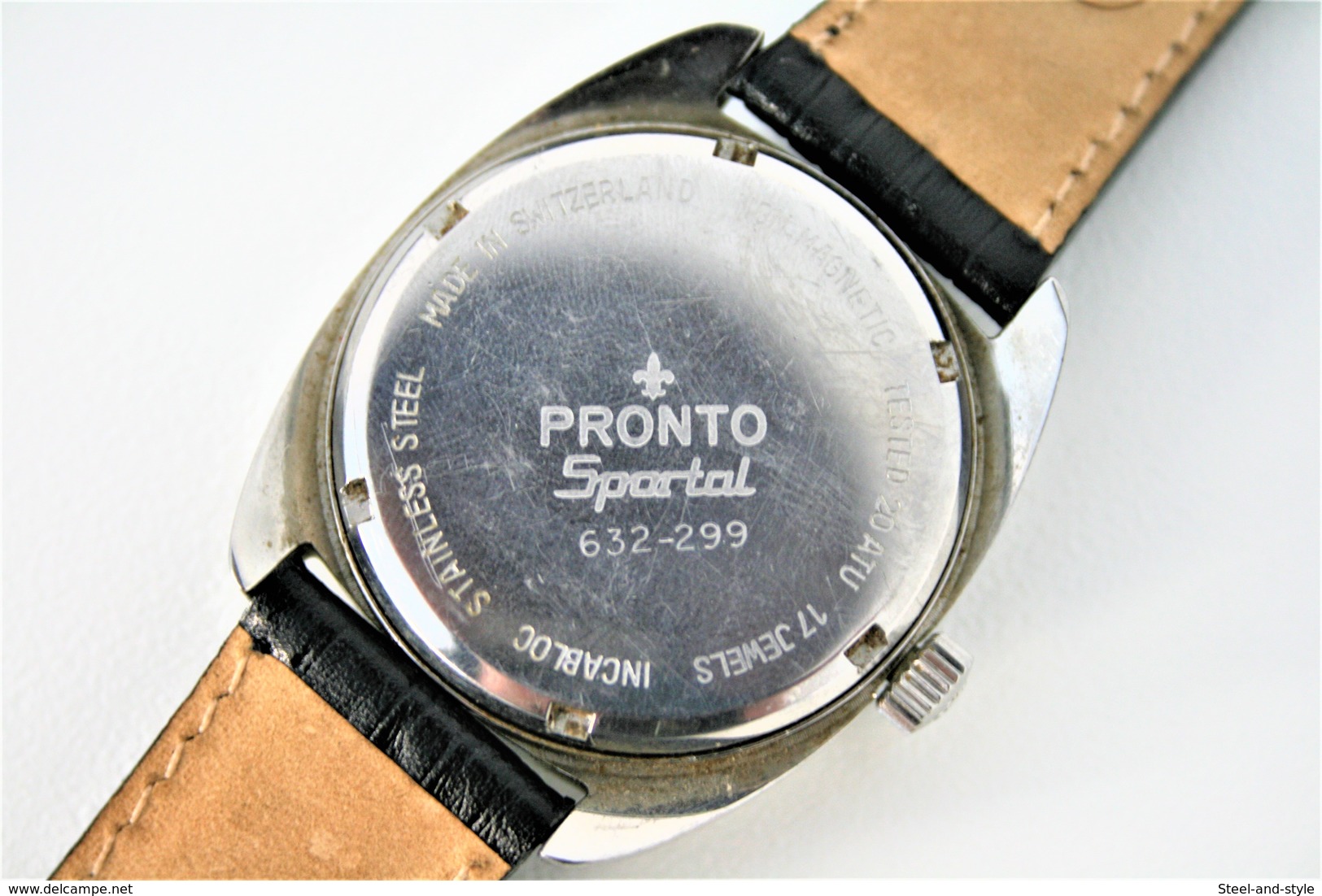 watches :  PRONTO SPORTAL SR HANDWINDING VINTAGE - original - running -