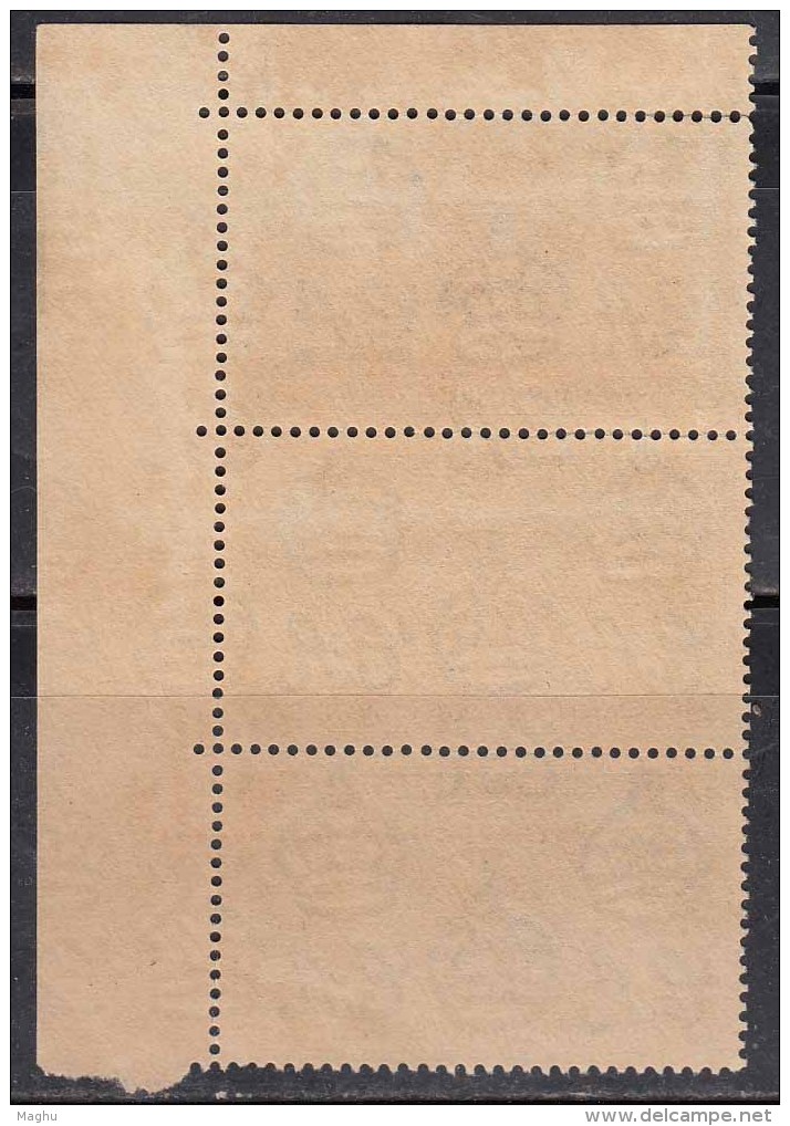 Control No 283 On Tab Strip Of 3, Somaliland, Coronation 1937 MNH (Gum Washed), As Scan - Somalilandia (Protectorado ...-1959)