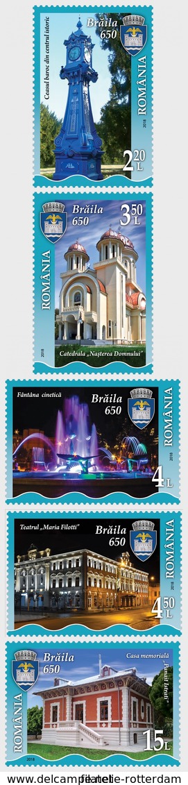 Roemenië / Romania - Postfris / MNH - Complete Set 650 Jaar Braila 2018 - Unused Stamps