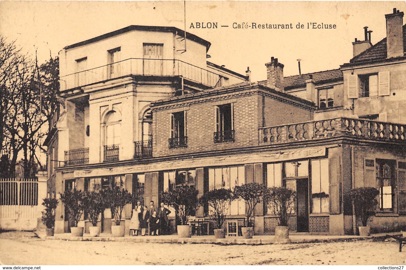 94-ABLON- CAFE-RESTAURANT DE L'ECLUSE - Ablon Sur Seine