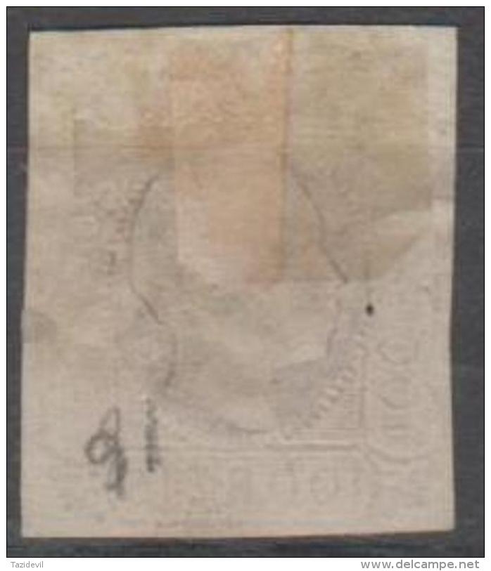 PORTUGAL - 1855 100r  King Pedro. Scott 8. Used - Oblitérés