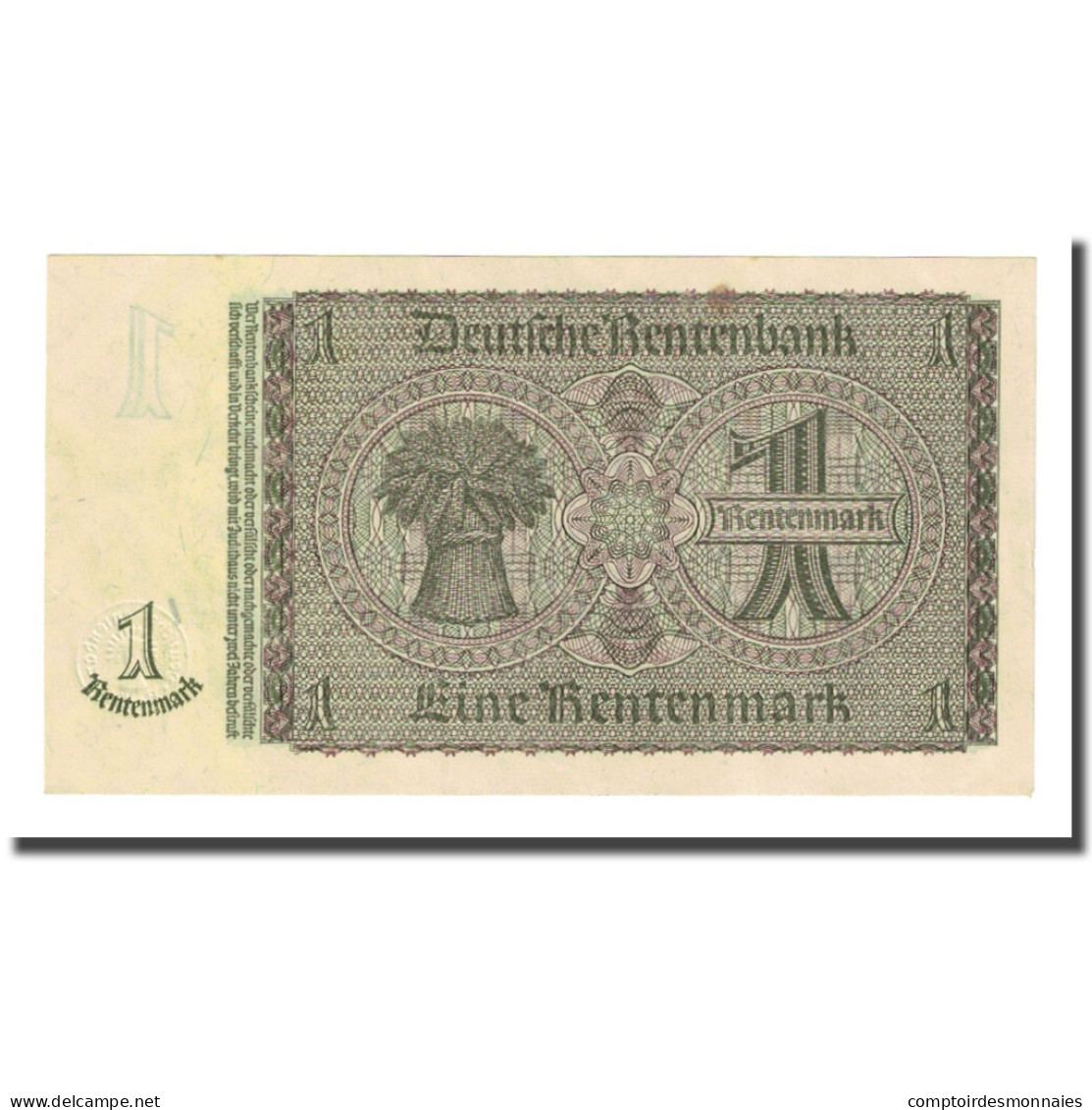 Billet, Allemagne, 1 Rentenmark, 1937-01-30, KM:173b, SUP - 1 Rentenmark