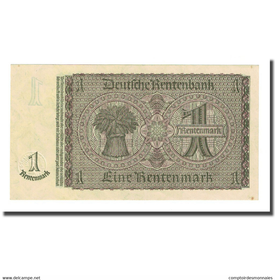 Billet, Allemagne, 1 Rentenmark, 1937-01-30, KM:173b, TTB+ - 1 Rentenmark