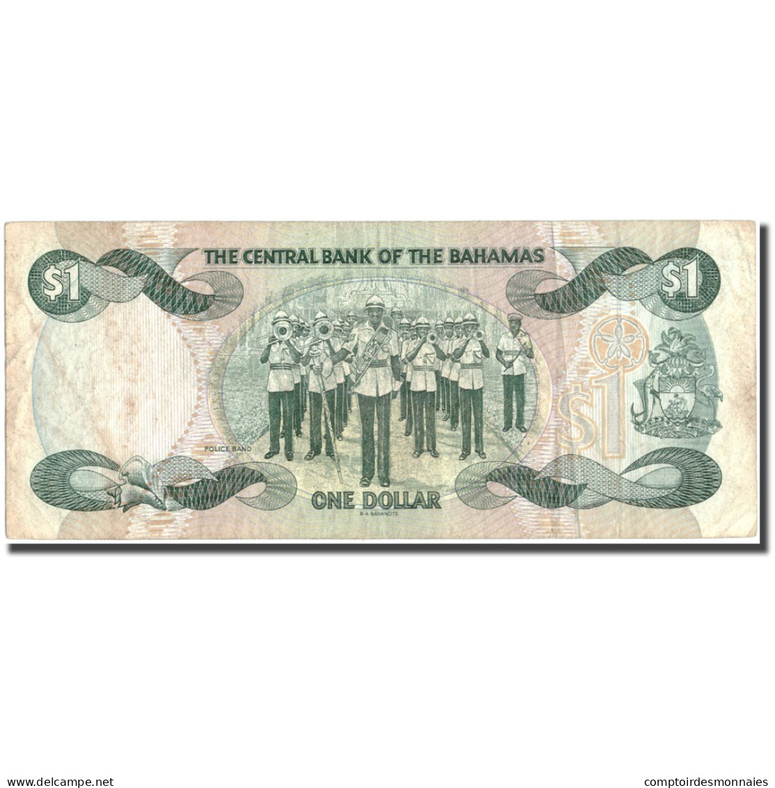 Billet, Bahamas, 1 Dollar, 1974, 1974, KM:43b, TTB - Bahamas