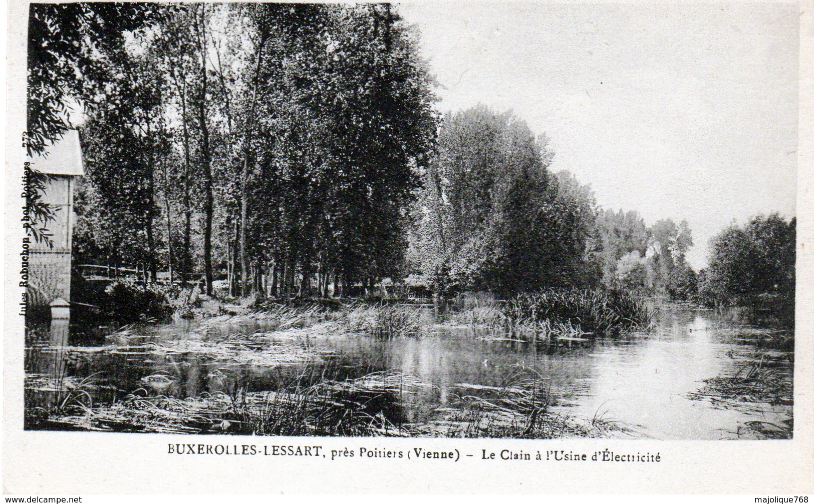 Cpa - Buxerolles-Lessart - Près Poitiers - Le Clain à L'Usine D'Electricité - - Buxerolles