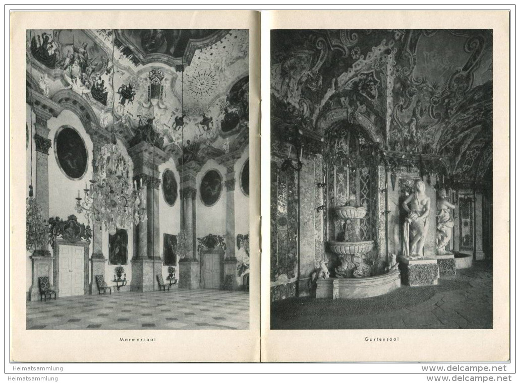 Schloss Pommersfelden - Grosse Baudenkmäler - Heft 65 - 1955 - Deutscher Kunstverlag München Berlin - 16 Seiten Mit 8 Ab - Architettura