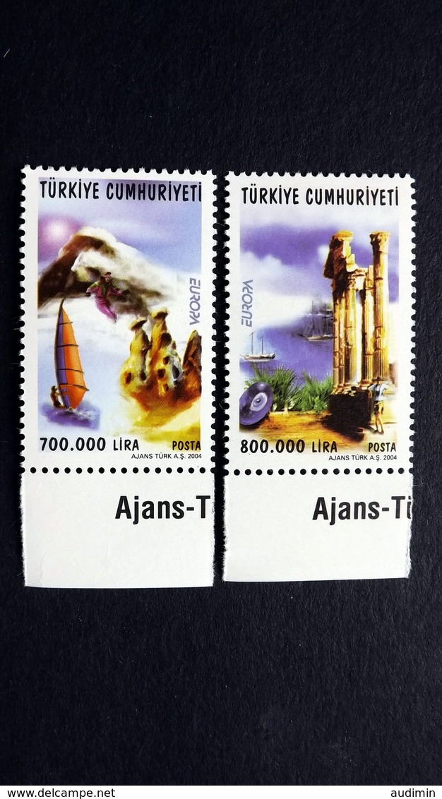 Türkei 3376/7 **/mnh, EUROPA/CEPT, Ferien - Neufs