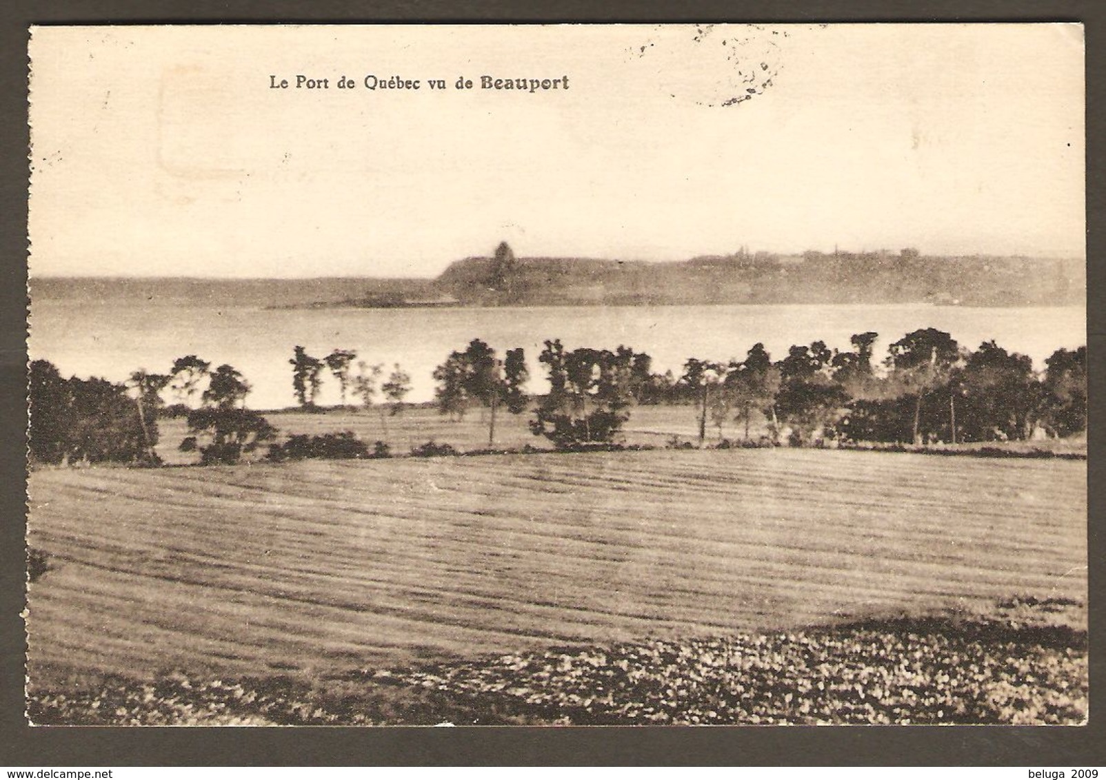 Le Port De Québec Vu De Beauport - Carte De E. Alexandre Masselotte Datant De 1929 Et Postée En 1964 - Québec - Beauport