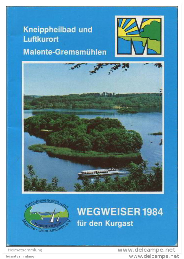 Malente-Gremsmühlen - Wegweiser Für Den Kurgast 1984 - 112 Seiten Mit Vielen Abbildungen - Schleswig-Holstein