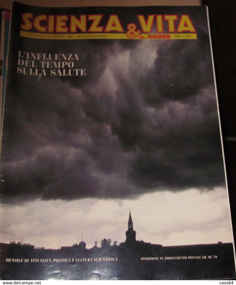 SCIENZA & VITA APRILE 1990 - Textes Scientifiques