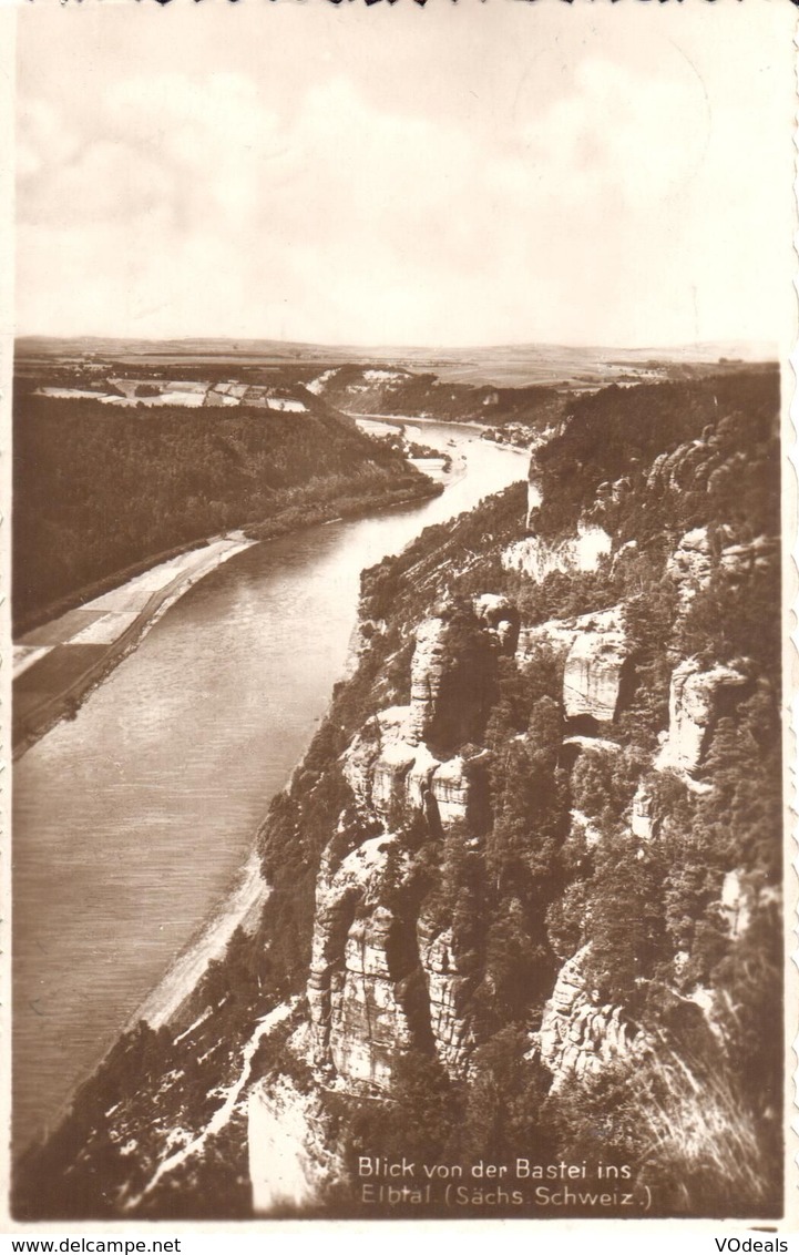 Deutschland - Saxe - Bastei (sächs. Schweiz) - Blick Von Der Bastei Ins - Bastei (sächs. Schweiz)