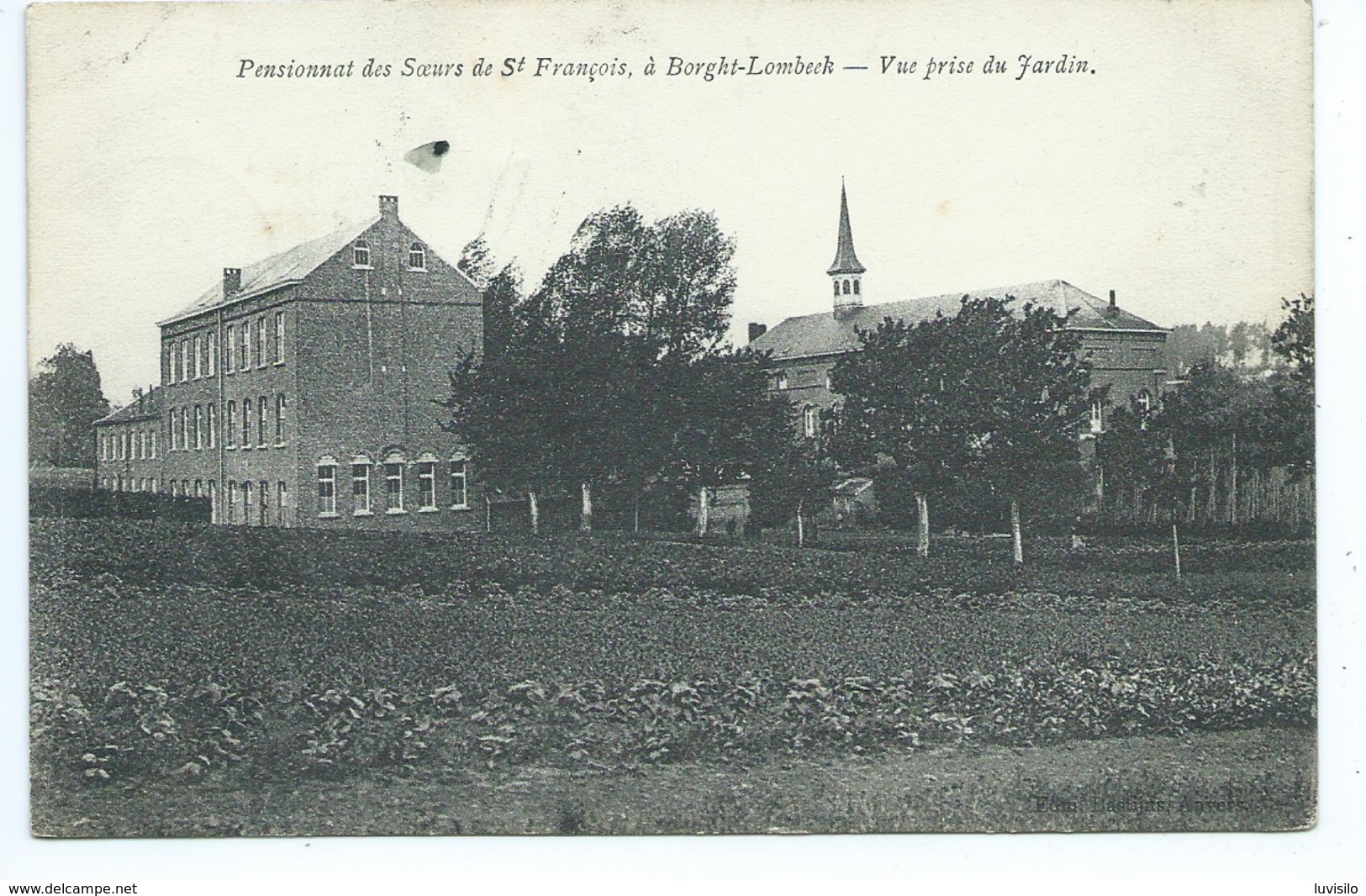 Pensionnat Des Soeurs De St. François à Borght-Lombeek Vue Prise Du Jardin - Roosdaal