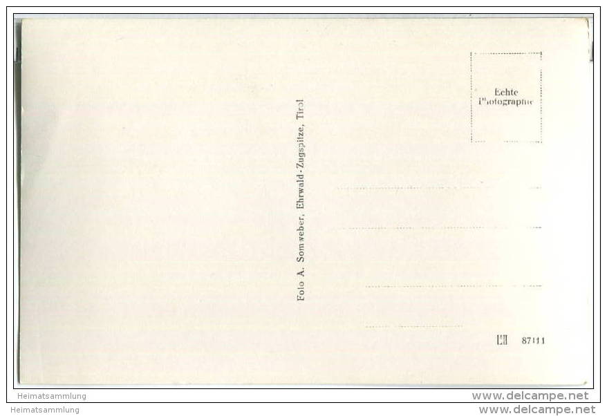 Ehrwald - Sonnenspitze - Foto-AK - Ehrwald